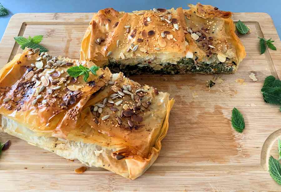 Greek Lamb And Spinach Filo Pie | Recipe | Cuisine Fiend